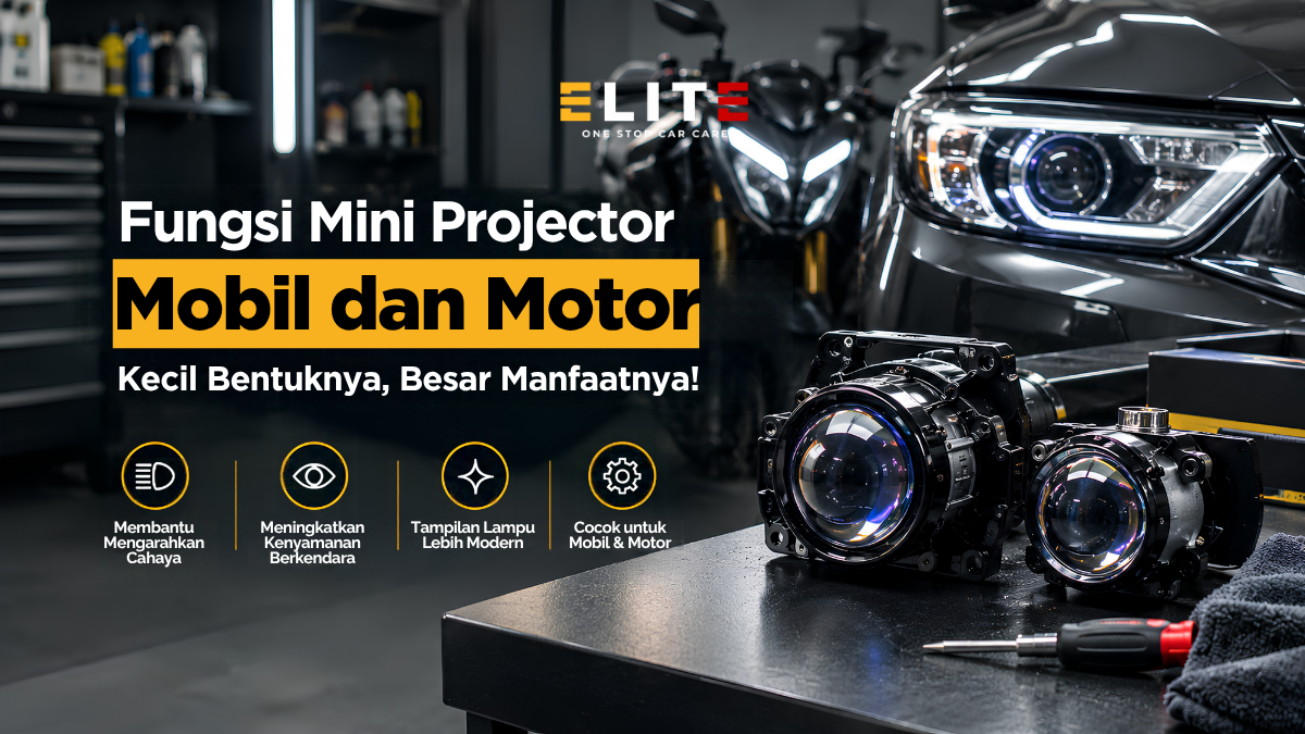 Fungsi Mini Projector Mobil dan Motor: Kecil Bentuknya, Penting Fungsinya!