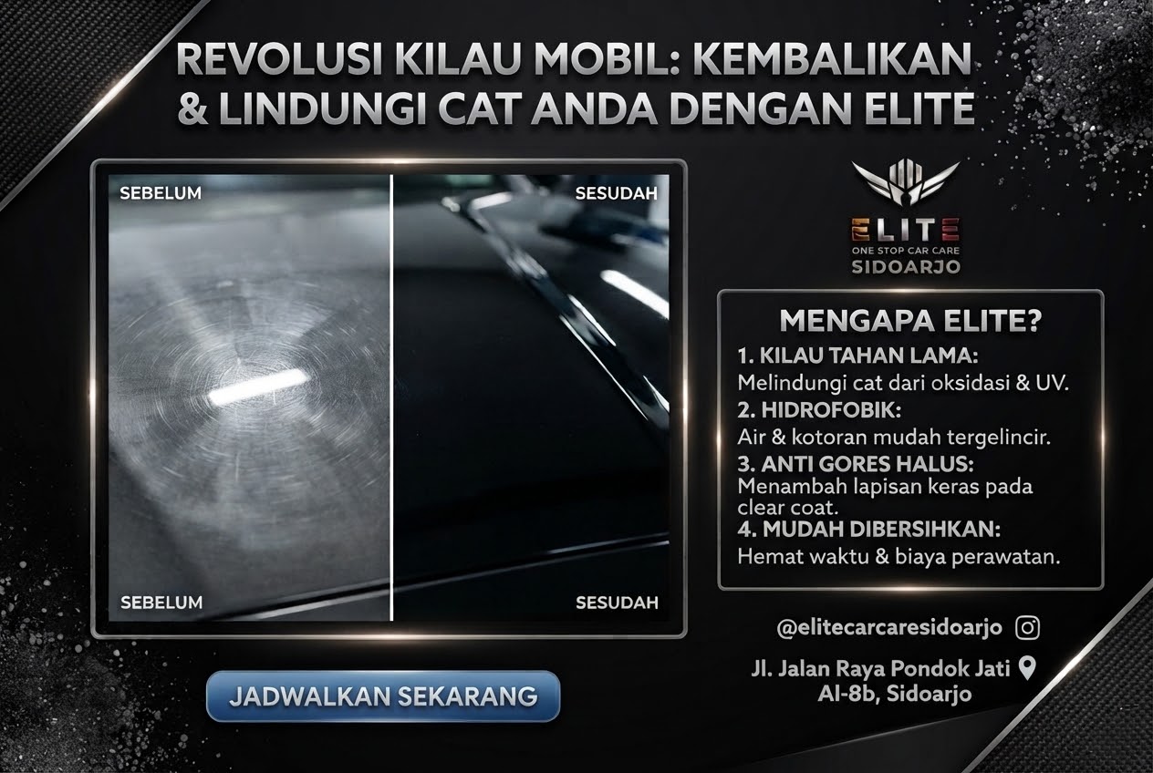 Revolusi Kilau Mobil: Kembalikan & Lindungi Cat Anda dengan Elite Nano Ceramic Coating